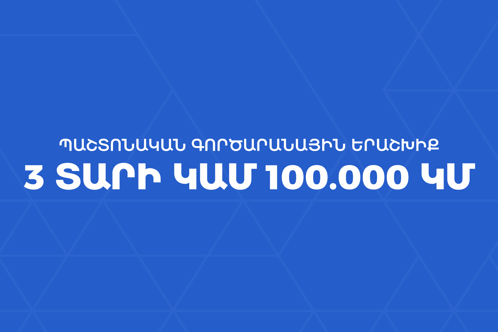Պաշտոնական գործարանային երաշխիք