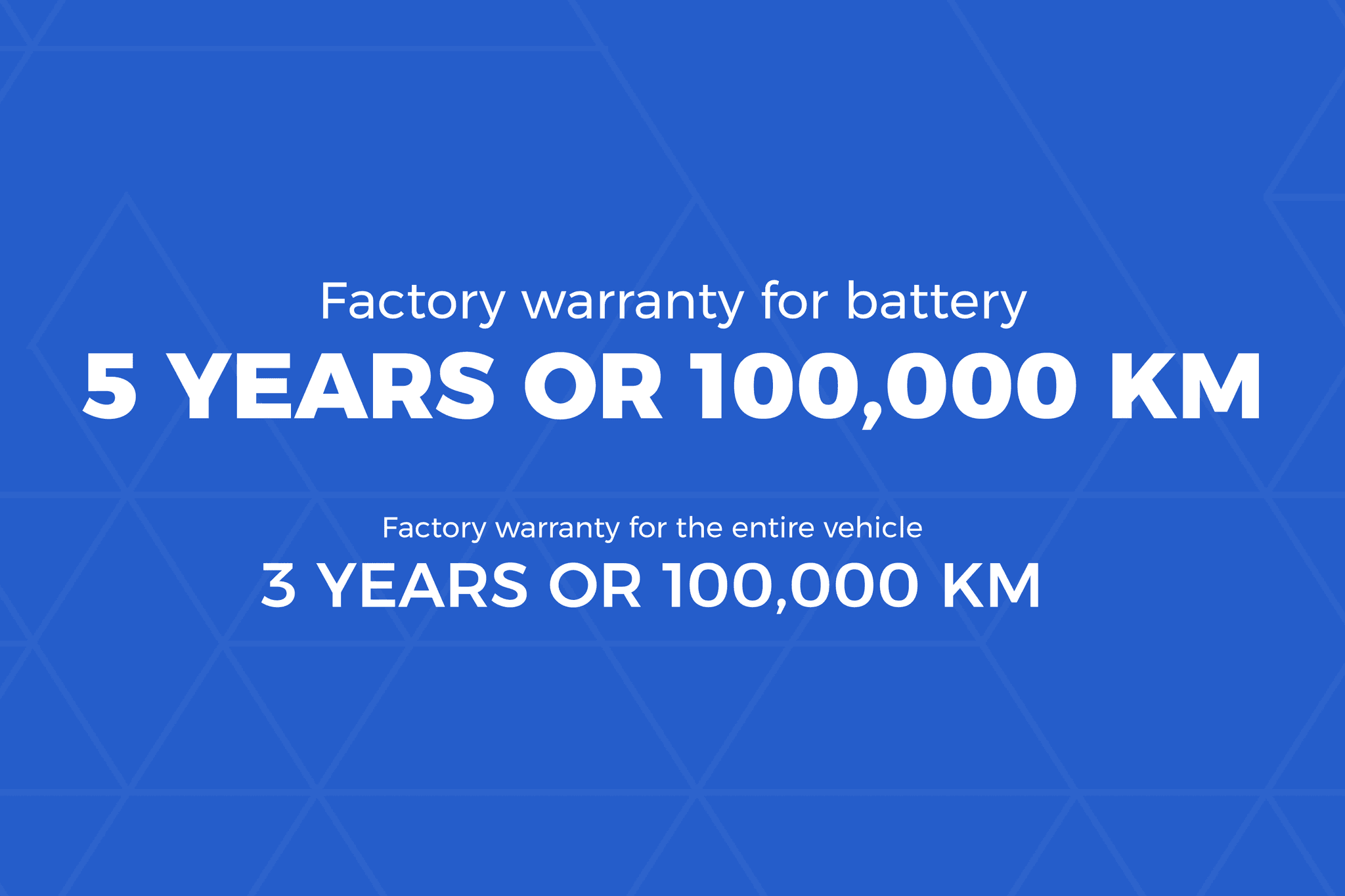 Official factory warranty